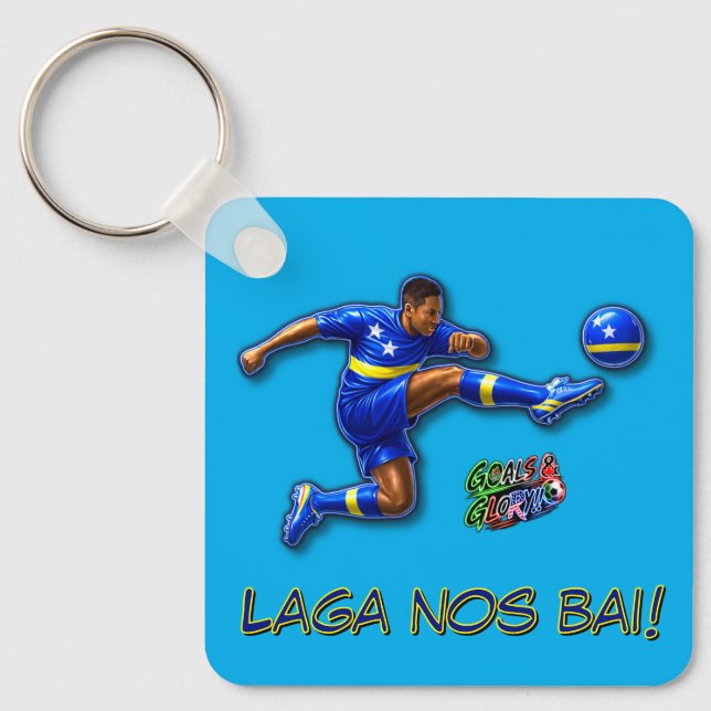 Chaveiro Curaçao Vamos Lá (Frente)