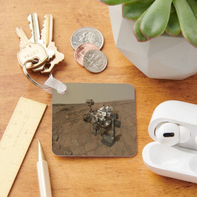 Chaveiro Curiosidade Rover Na Superfície De Marte. (Mesa)