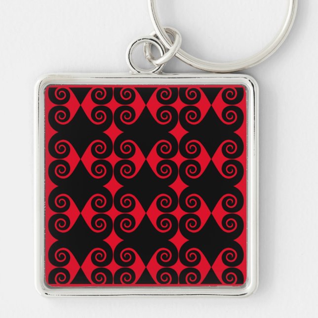 Chaveiro Curly Diamond Pattern (Frente)