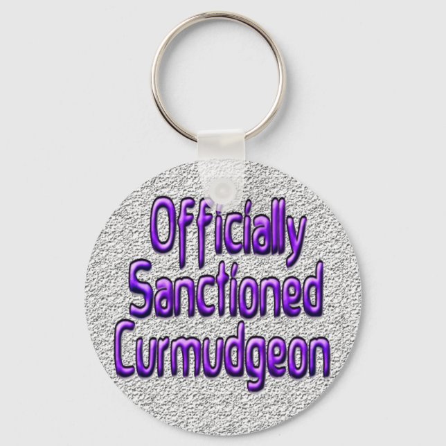 Chaveiro Curmudgeon oficialmente Sancionado (Frente)