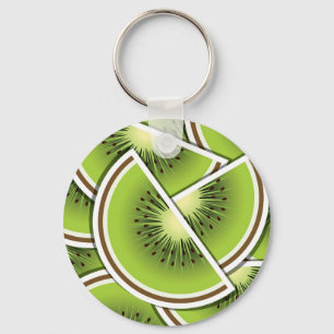 Chaveiro Curvas de fruta de kiwi