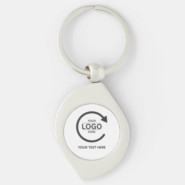 Chaveiro Custom Business Brand Logo (Frente)