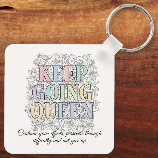 Chaveiro Custom Motivational Keychain (Verso)