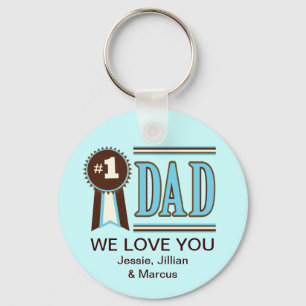 Chaveiro Custom Number One Dad's Father's Day Keychain