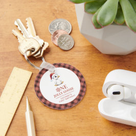 Chaveiro Custom One Jolly Goose December First Birthday