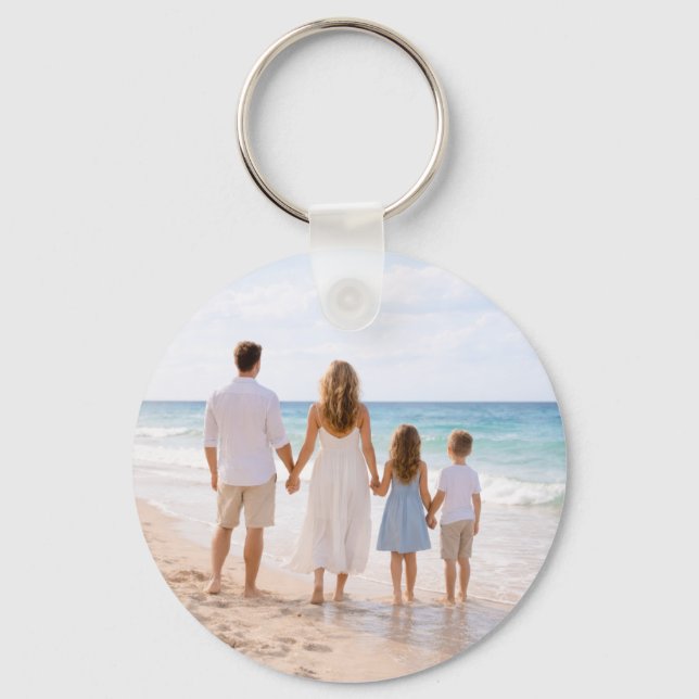 Chaveiro Custom Personalized Family Photo (Frente)