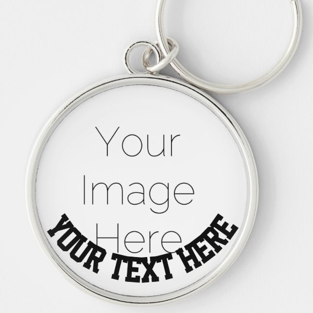 Chaveiro Custom Photo – Personalized text (Frente)