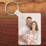 Chaveiro Custom Two-Sided Photo Aluminium<br><div class="desc">Create your own custom photo keychain. Simply replace the both sample images with your favorite photos to create a beautiful keepsake of babies,  family,  grandparents or pets.</div>