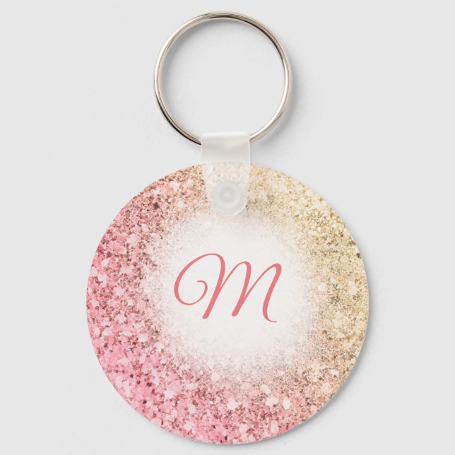 Chaveiro Customizable Monogram Letter  keychain (Frente)