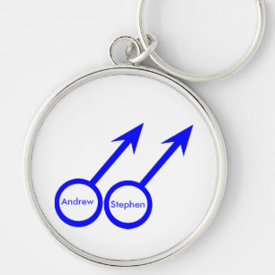 Chaveiro customizável dos amantes alegres