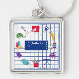 Chaveiro Customize the Label Quilt Time