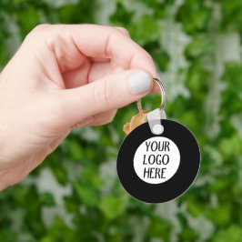 Chaveiro Customize Your Black White company logo