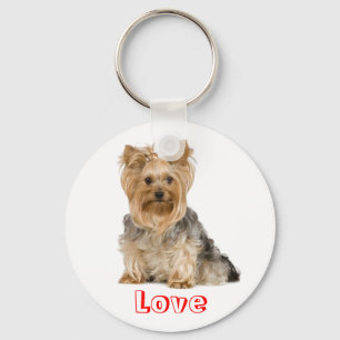 Chaveiro Cut Love Yorkshire Terrier Puppy Dog Key Chain