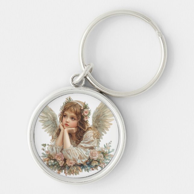 Chaveiro Cute Angel / Cherub / Guardian Angel (Frente)