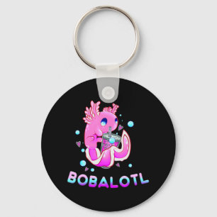Chaveiro Cute Axolotl Lover Bobalotl Boba Kawaii Anima Japa