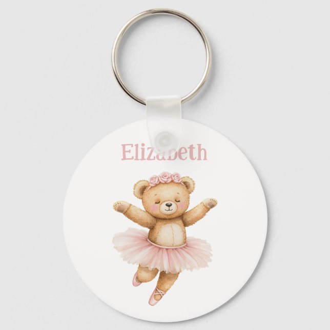 Chaveiro Cute ballerina bear (Frente)