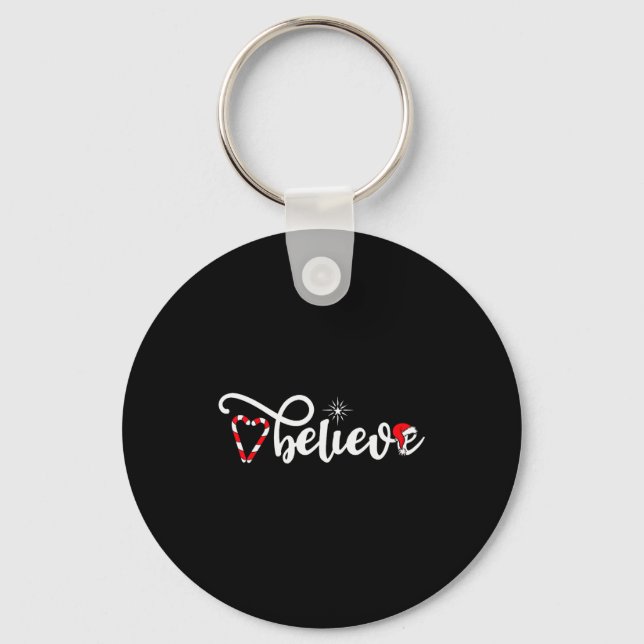 Chaveiro Cute Believe Christmas  (Frente)