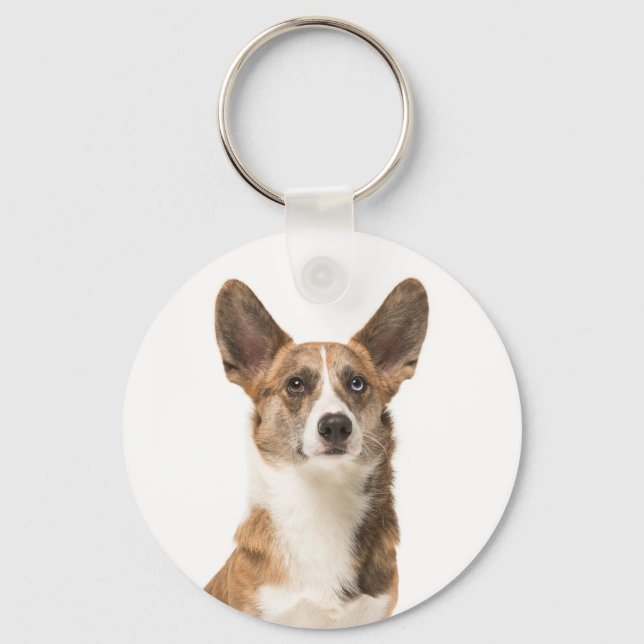 Chaveiro Cute Cardigan Welsh Corgi Puppy Dog Lover (Frente)