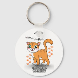 Chaveiro Cute Cat Keychain | Adorable Kitty Accessory 