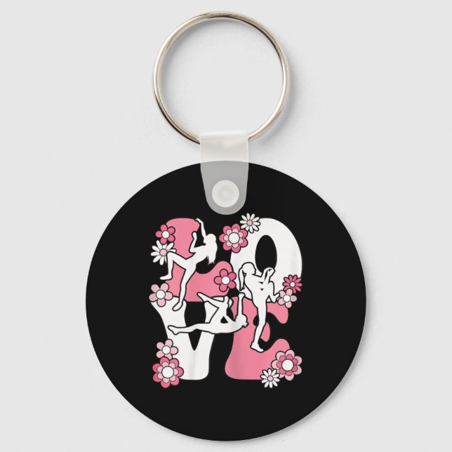 Chaveiro Cute Climbing Amor Escalada Escalador Mulheres Men (Frente)
