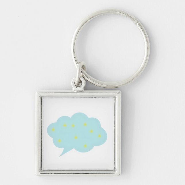 Chaveiro Cute Cloud Keychain (Frente)