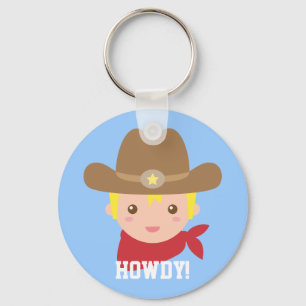 Chaveiro Cute Cowboy Personalizado