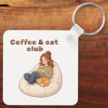 Cute design do Café & Clube do Gato