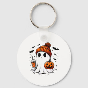 Chaveiro Cute Ghost Halloween Bougie Ghost Café Lover Spo
