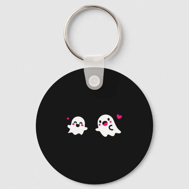 Chaveiro Cute ghost love  (Frente)