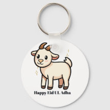 Chaveiro Cute Goat Happy Eid Ul Adha 2026