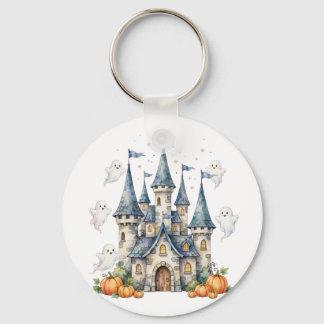 Chaveiro Cute Halloween Castelo Fantasmas Abóbora Crianças