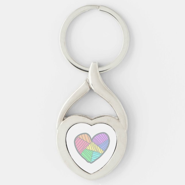 Chaveiro Cute heart key chain (Frente)