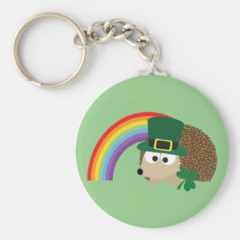 Chaveiro Cute Hedgehog Leprechaun