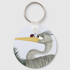 Chaveiro Cute Heron e Ladybug