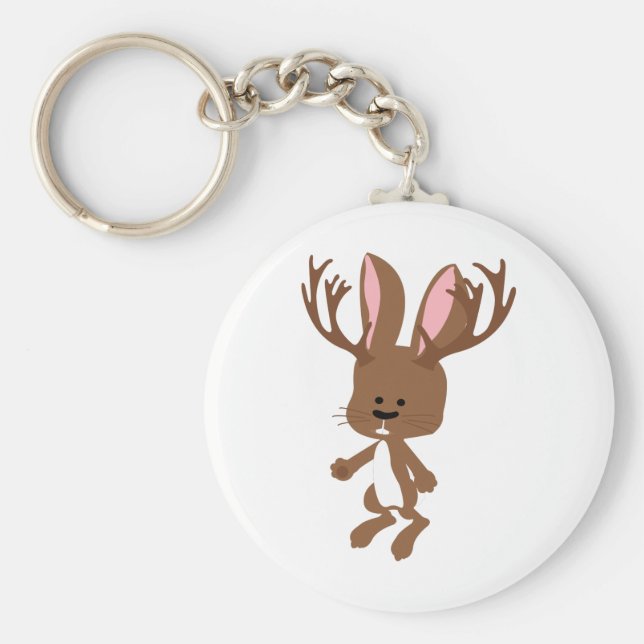 Chaveiro Cute Jackalope (Frente)