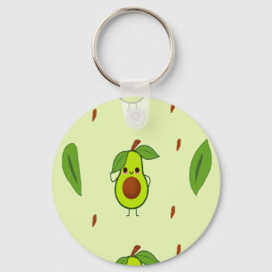Chaveiro Cute kawaii avocado