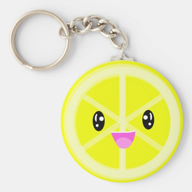 Chaveiro Cute Kawaii Lemon (Frente)