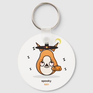 Chaveiro Cute Kawaii Raposa Bruxa Temporada Assustadora Hal