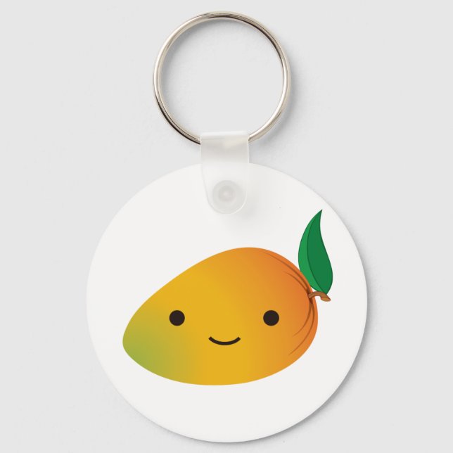 Chaveiro Cute Kawaii sorrindo Mango (Frente)