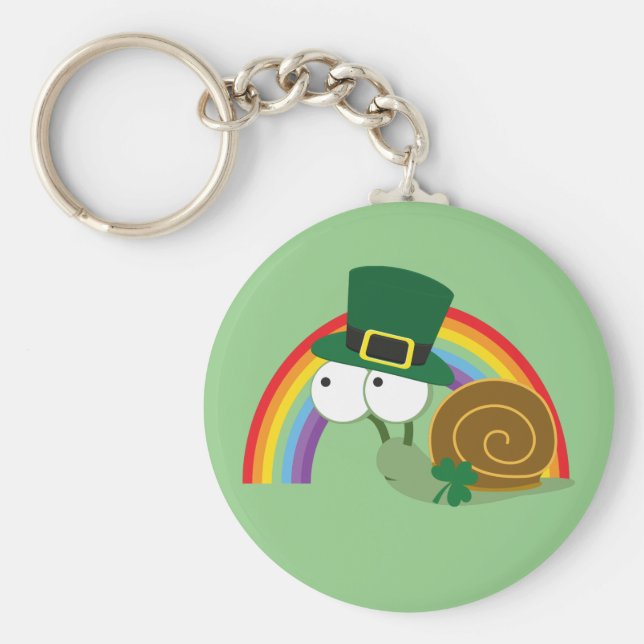 Chaveiro Cute Leprechaun Snail (Frente)