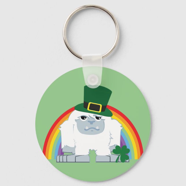 Chaveiro Cute Leprechaun Yeti (Frente)