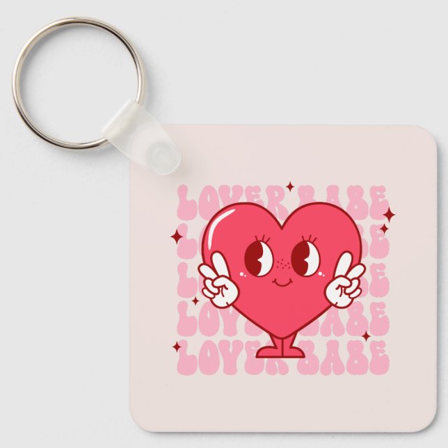 Chaveiro Cute Lover Babe Heart (Frente)