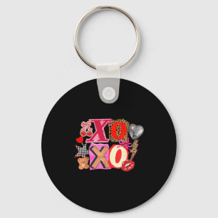 Chaveiro Cute no Dia dos Namorados Xoxo Corações Divertidos