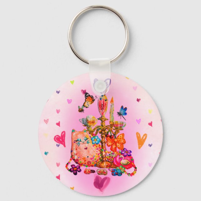 Chaveiro Cute Pastel (Frente)