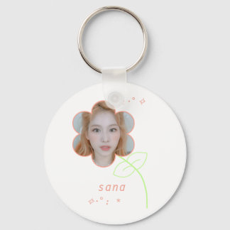 Chaveiro Cute Sana Flower Kpop Duas Vezes