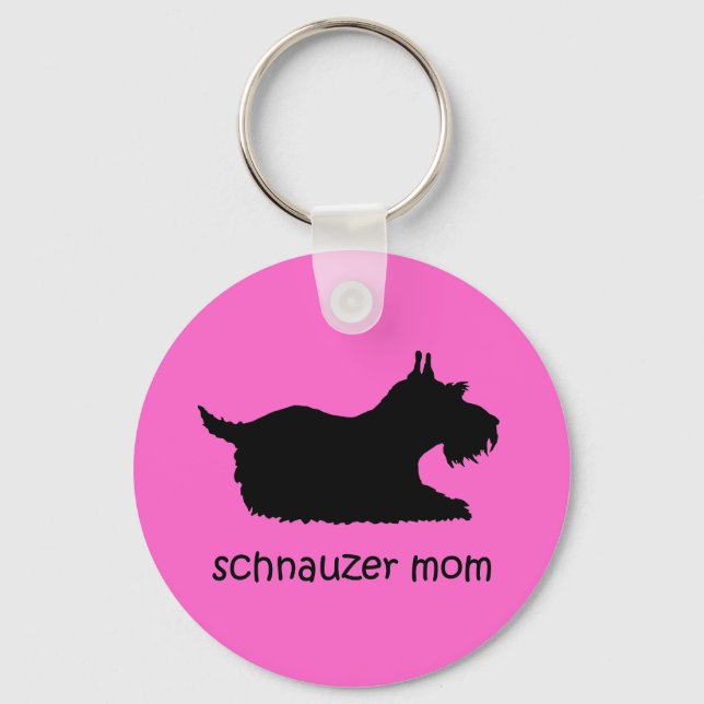 Chaveiro Cute Schnauzer (Frente)