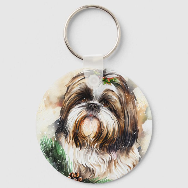 Chaveiro Cute Shih Tzu (Frente)