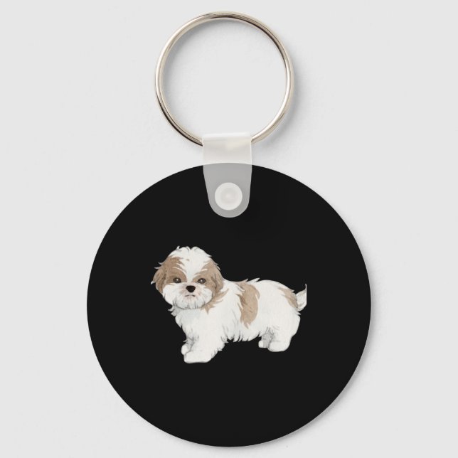 Chaveiro Cute Shih Tzu Puppy (Frente)