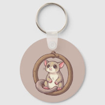 Cute Sugar Glider Ornament Art