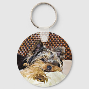 Chaveiro Cute Teacup Yorkie Yorkshire Terrier Digital